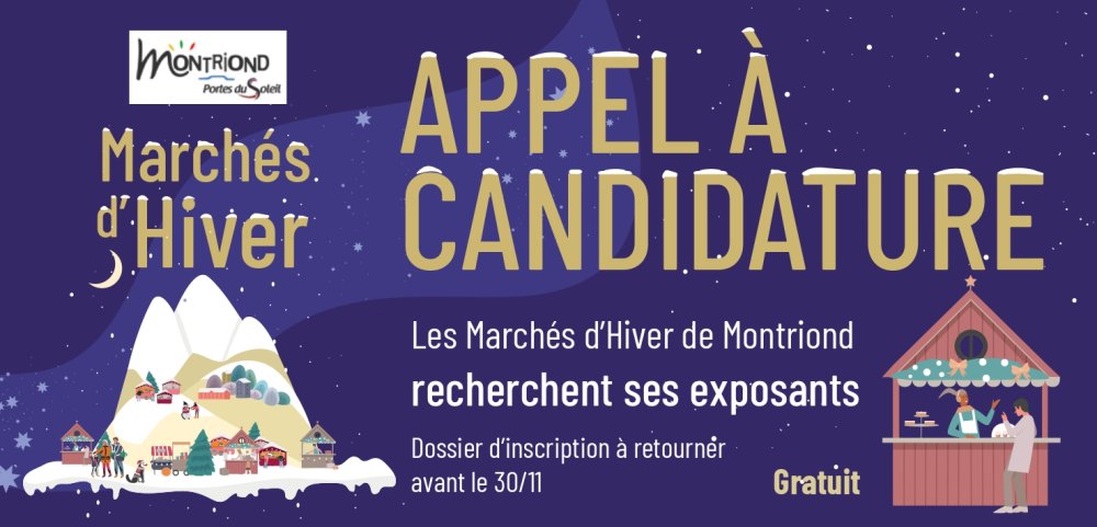 Candidature pour le marché de Noël de l'Institut - Institut français